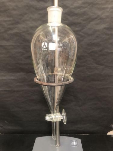Biomex separatory funnel 1000 mL, good condition, ID 300211