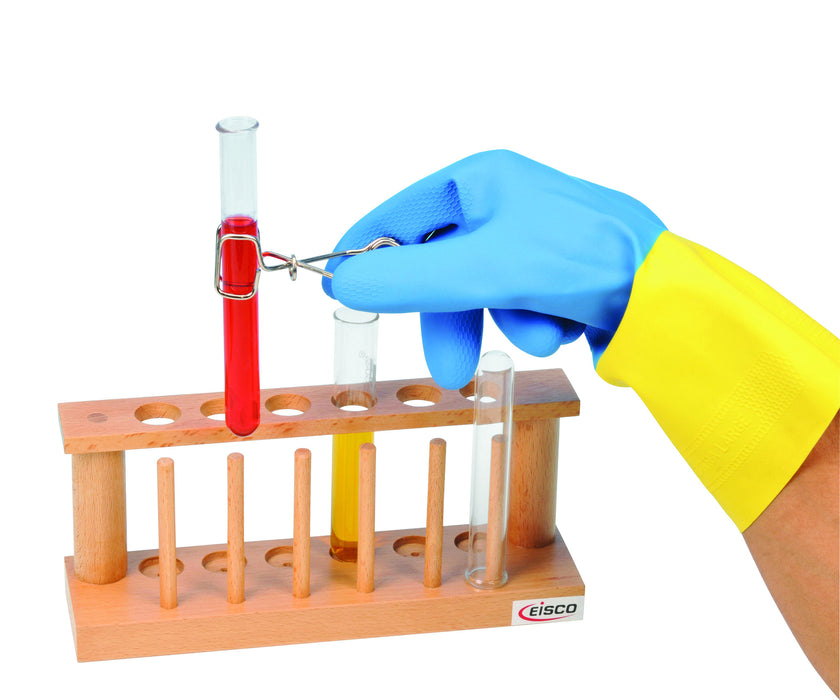 Gloves rubber, bi-color, 8 -8.5
