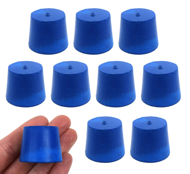 10PK Neoprene stoppers, solid - astm - size 6 26MM