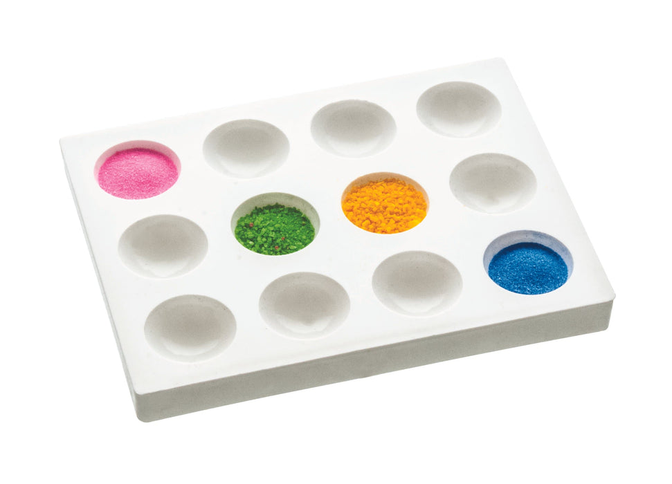 Spot plate, 12 wells - polyethylene