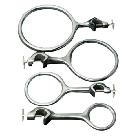 United scientific 7 diameter support rings, cast iron SRCI07
