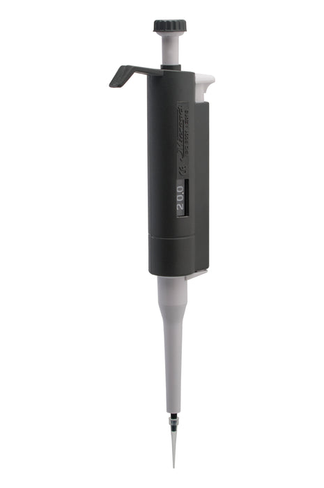 Variable volume micropipette, 2-20 l range - mechanical tip ejector