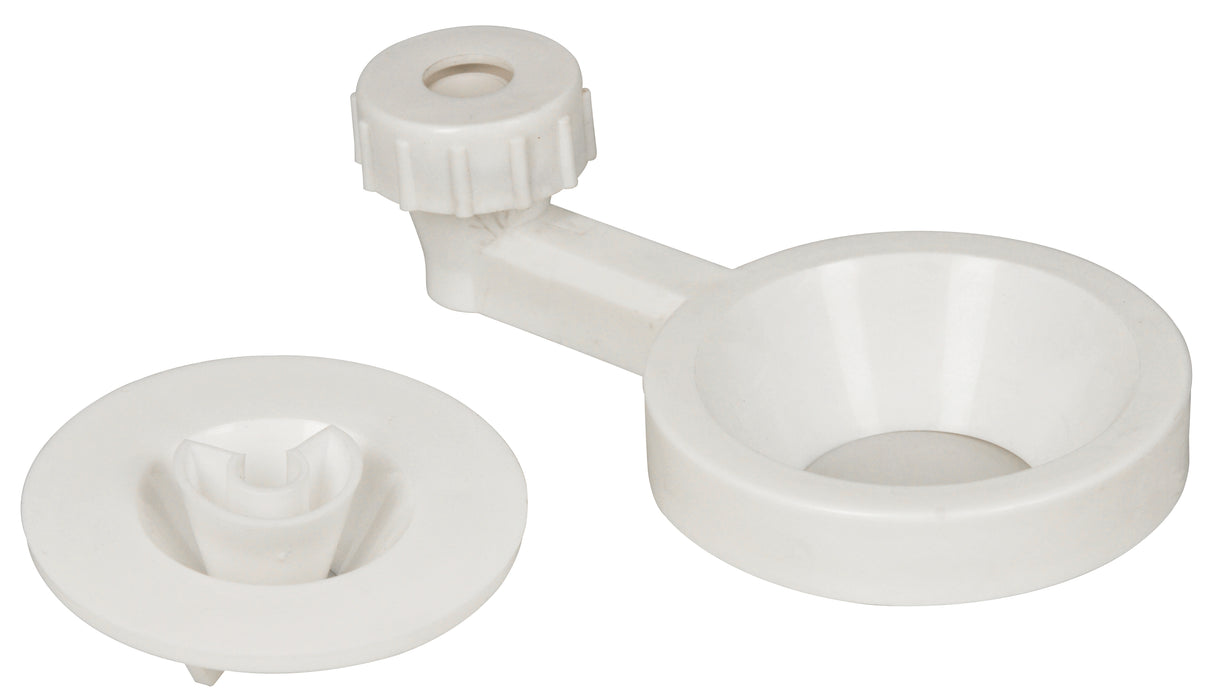 Funnel holder, single - polypropylene - for funnels 1-6 diameter
