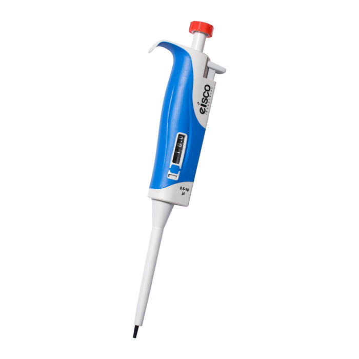 Variable volume micropipette - 0.5-10UL volume range - 0.10UL increments