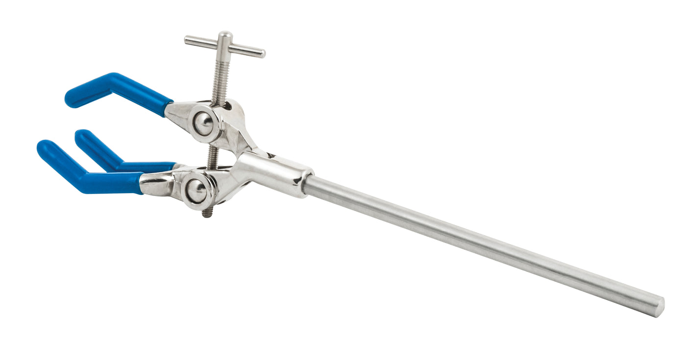 Clamp retort - 3 prong, chrome plated