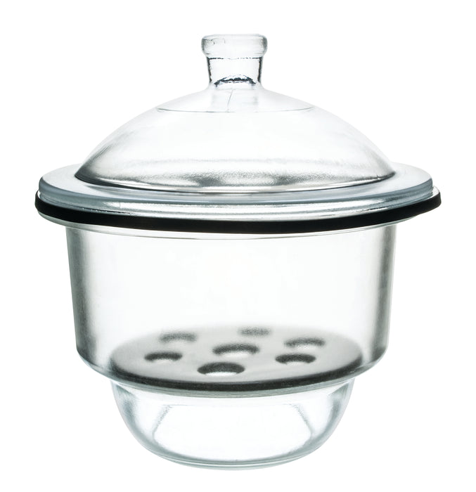 Desiccator with knob cover - 25CM (9.8 ) porcelain plate
