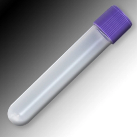 Globe scientific 4ML, sample tube, external threads, pp, round bottom