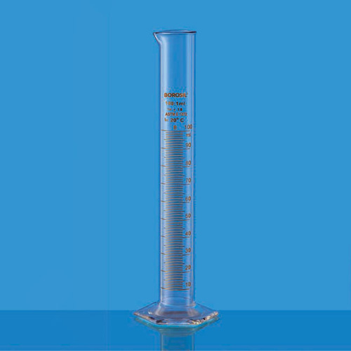 Borosil 3027016 cyld grad, with pour out astm b 100