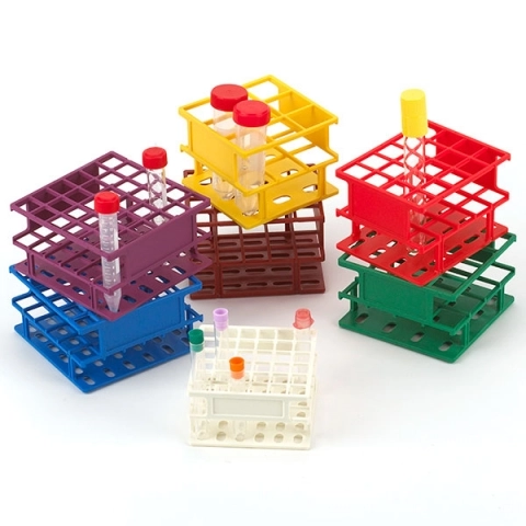 Globe scientific wireless tube rack, 16MM, half size 36-PLACE, nylon