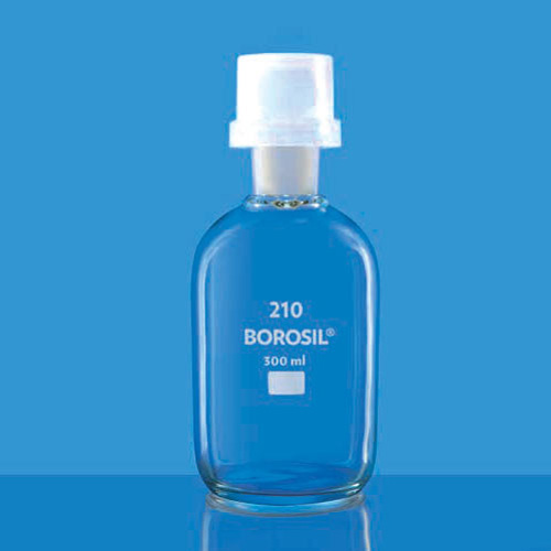 Borosil 1250017 bottles b.o.d i/c stpr 125 mL