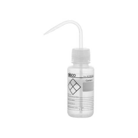 Eisco 250 mL performance plastic wash bottle, blank label CHWB1004