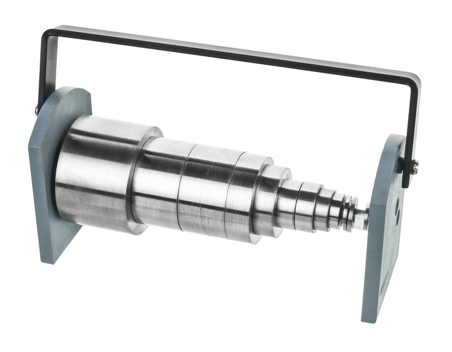 Masses slotted - stainless steel, set of 12