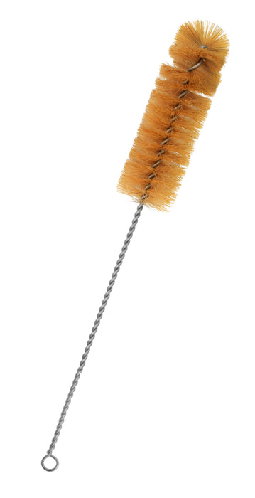 Bristle cleaning brush - fan-shaped end, 12.5 length - 1.5