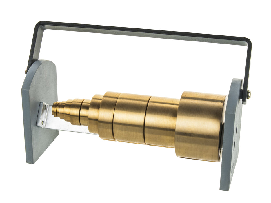 Masses - slotted, solid brass, set of 12