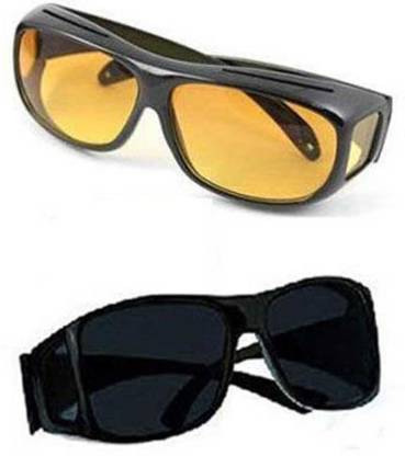 Vng 91 night clear hd vision eye protection sunglasses, blowtorch