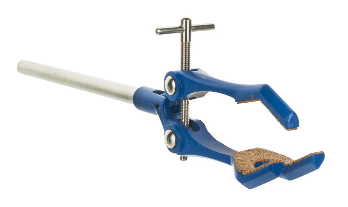 3 Finger cork lined extension clamp on rod - 3.4