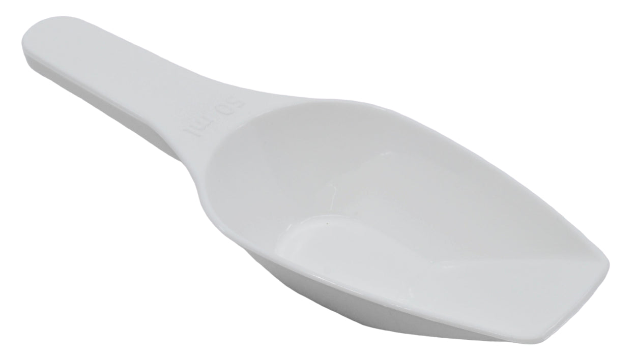 Scoop, 50ML (1.7OZ) - polypropylene - flat bottom, excellent for