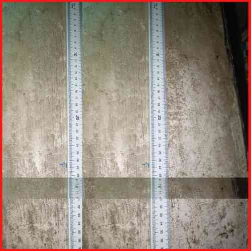 Plastic meter ruler