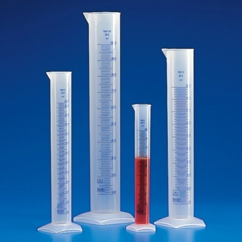 Globe scientific 2000ML graduated cylinder, pp, printed graduations 602567-1