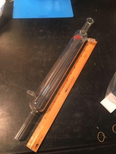 Wilmad liebig condenser, nice condition, hose barbs, 17 inches, ID