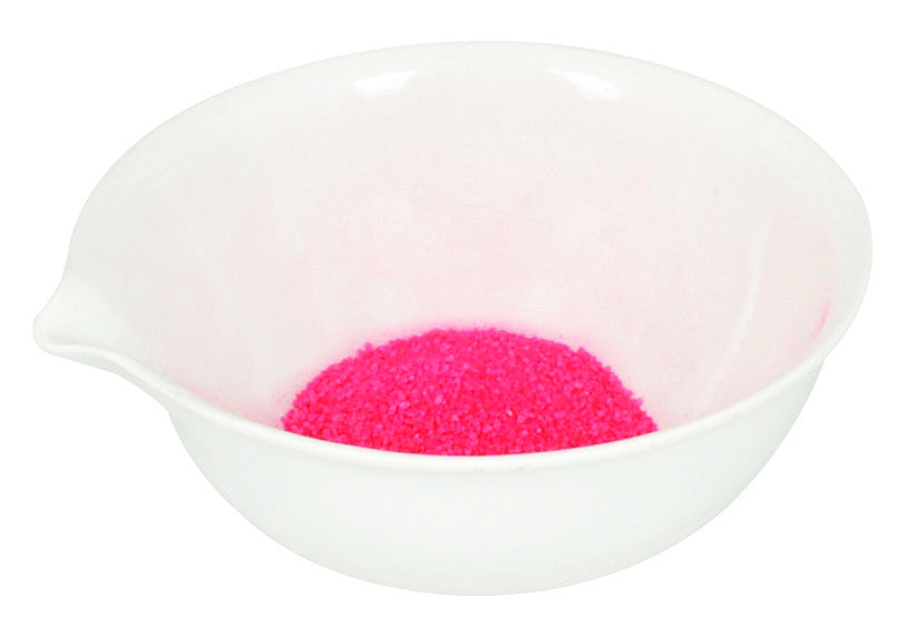 Basin evaporating - porcelain, round form with spout, 35 mL