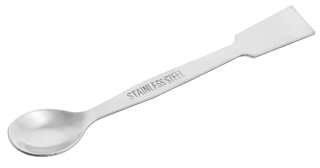 Scoop with spatula, 7.9 - stainless steel, polished