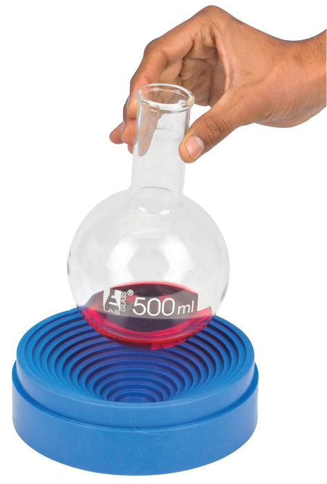 Round flask stand, 5CM diam - silicon - fits flasks