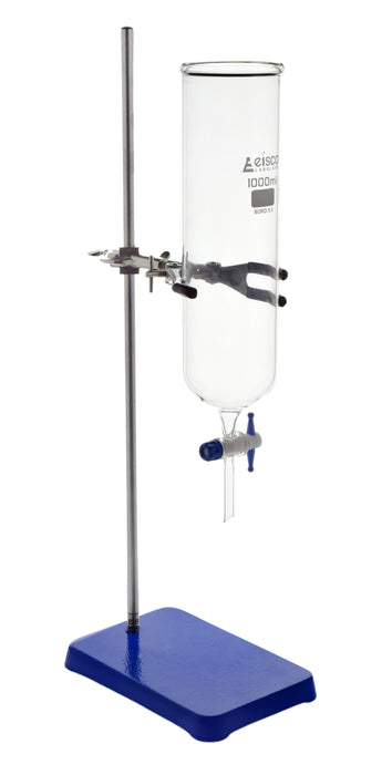 1000ML Dropping funnel with laboratory support stand - includes glass