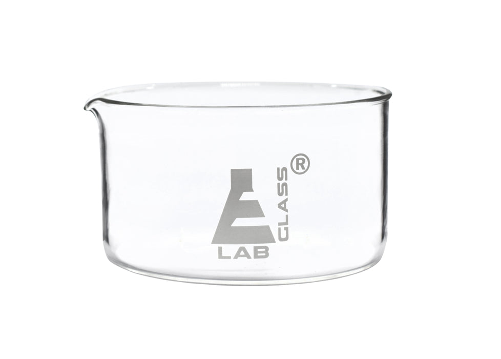 Crystallizing dish, 500ML - flat bottom - borosilicate glass