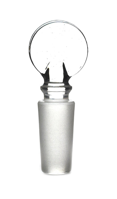 Stopper, 10/19 - penny head, solid cone - borosilicate glass