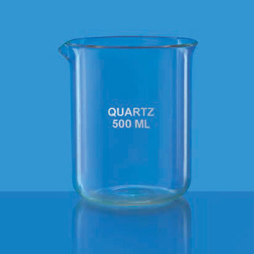 Borosil 1002009 beaker quartz low form with spout 25 mL