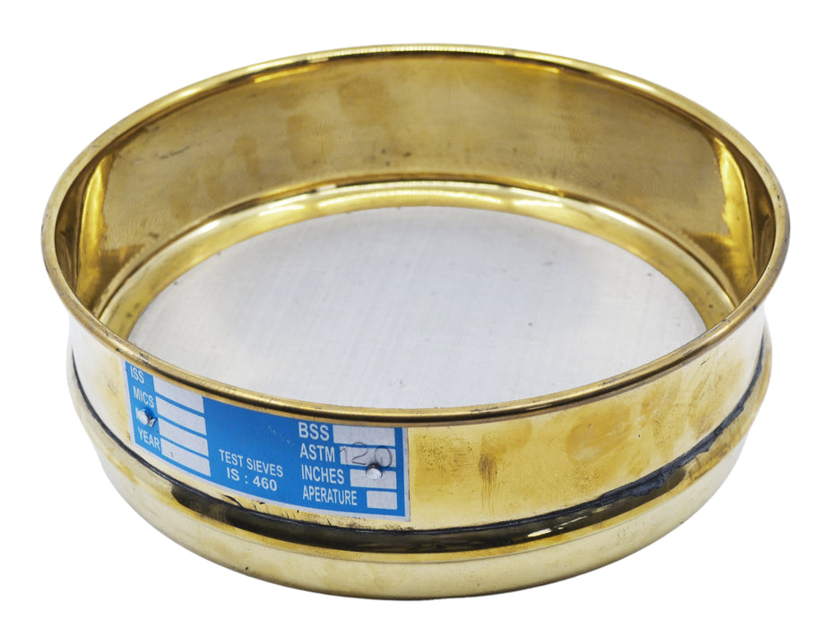 Test sieve, 8 inch - full height - astm no