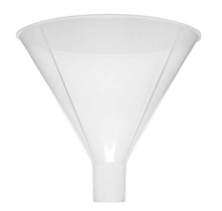 Filter funnel, 4 - polypropylene plastic - chemical resistant