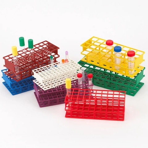 Globe scientific 30MM wireless tube rack, full size 24-PLACE, nylon