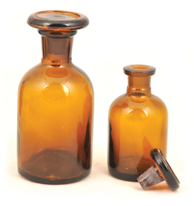 Bottle reagent, wide neck, amber 250 mL