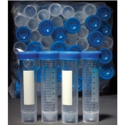 United scientific 50 mL centrifuge tubes, self-standing, pp/hdpe, strerile(steam) PK/50