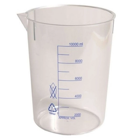 United scientific 1000 mL beakers, printed graduations, polymethylpentene, pmp P50705
