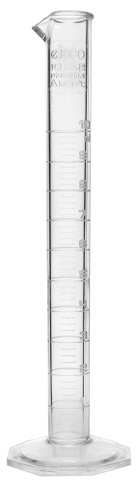 Measuring cylinder, 10ML - class a tolerance - octagonal base