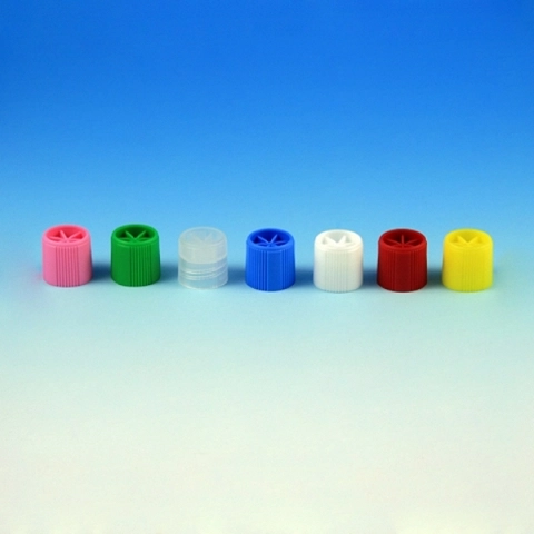 Globe scientific screw cap for sample tubes with external threads