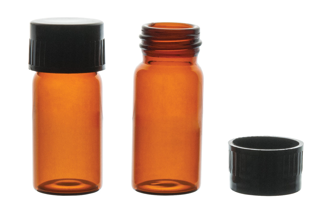 Test tubes - flat bottom - amber capacity 5ML length